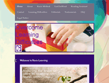 Tablet Screenshot of learningdifficulties-raviv.co.uk